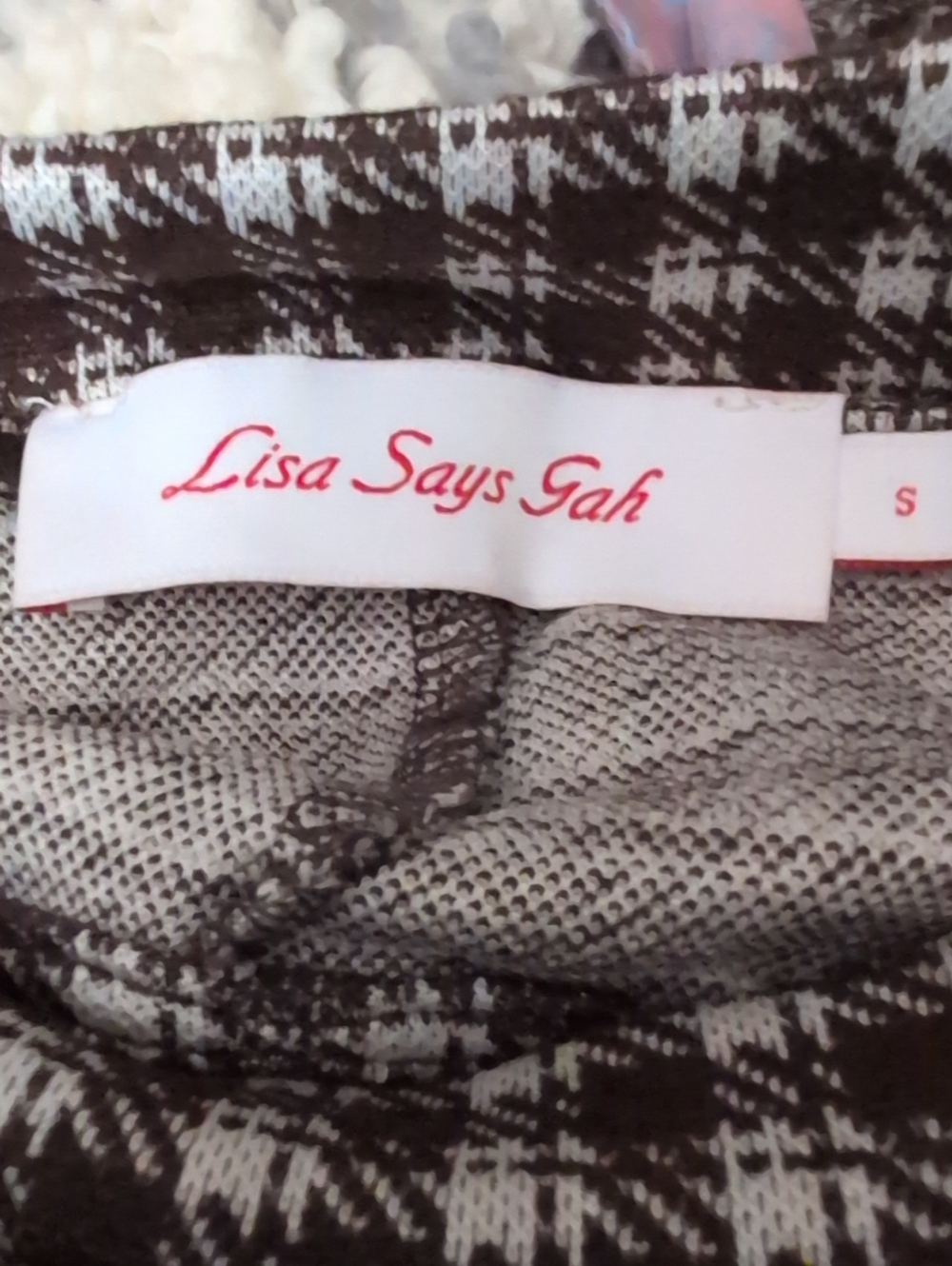 LISA SAYS GAH Cocoa Plaid Tai Dress - Picture 6 of 6